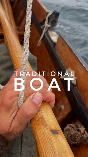7.9K views · 1.7K reactions | POV: Sailing a traditional boat on the Norwegian fjords. These boats are clinquer built, as was the Viking ships more than a thousand years ago. The tradition of building boats in this technique is UNESCO listed. #traditionalboats #tradisjonsbåt #Åfjordboat #unescoworldheritage #clinkerbuilt | Hands on History | Facebook