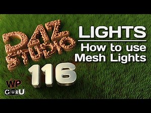 DAZ Studio 116: How to use Mesh Lights