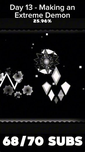 Extreme Demon (Day 13) #geometrydash #gd #gaming #shorts #extreme #demon #subscribe #fyp