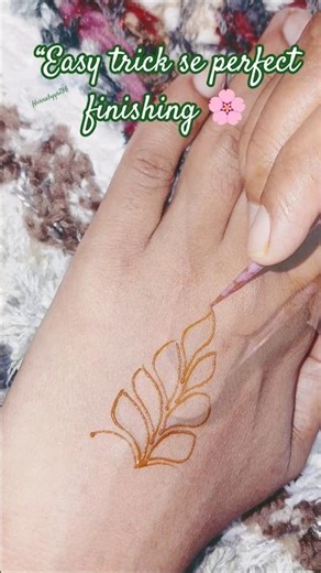 Easy Way Main Bold Leaves Bnana sikh Lo😱 bas 2 Step| kisi Ne BTaya Nhi hoga💯|#hennabyyr786 #mehndi