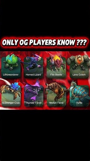 ONLY OG Players Remember These MLBB Monsters 😱🔥 #Shorts