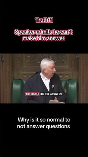Speaker admits he can’t make him answer. Why is it so normal to not answer questions