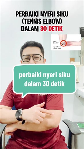 Perbaiki Tennis Elbow Dalam 30 Detik