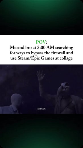 Hacker | Hacking | Cybersecurity on Instagram: "How Hackers Bypass Firewalls to Access Steam & Epic Games at 3:00 AM 👨‍💻🎮 1️⃣ Firewall Bypass Techniques Hackers often use DNS spoofing, proxy chains, or VPN tunneling to break through restricted college networks. Late night = less monitoring = more success. 2️⃣ Why Steam & Epic Games? Gamers don’t stop — even when networks do. These platforms are blocked in many colleges, but hackers always find a way. 3️⃣ Tools Used 🛠️ Kali Linux 🛠️ Burp Sui