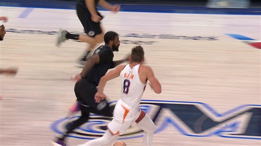 Kyrie Irving with the moves and finish