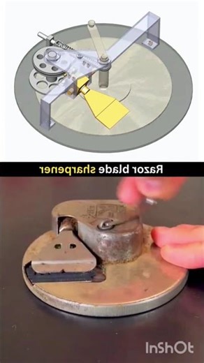 How Razor Blade Sharpener Works? | Old Mechanical Invention