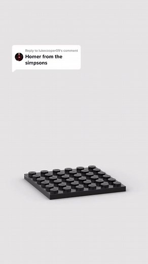 Lego Homer Simpson Brickheadz Brain Build