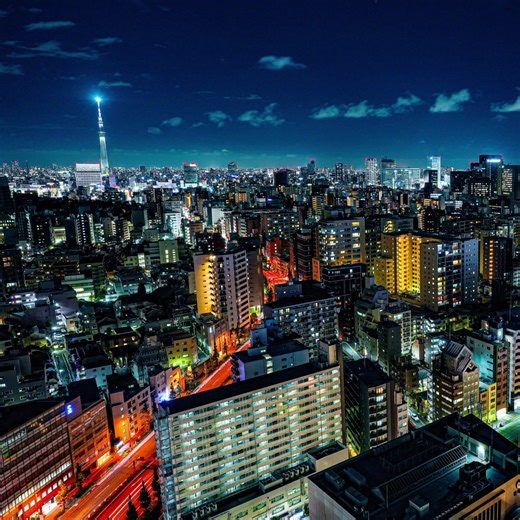 この街の灯り一つ一つに それぞれの人生があると思うと、不思議🌃 今はもう見られない 文教シビックセンターからの東京📸🗼 この景色も、確かにここにあった記憶。 4K NATURE PLANET #東京夜景 #夜景 #citylights #tokyonight #4knature