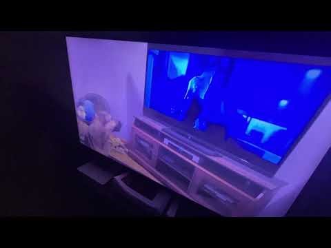 Blue howling at dogs howling at Zootopia.