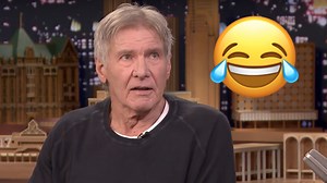 Harrison Ford sips scotch and out-jokes Jimmy Fallon