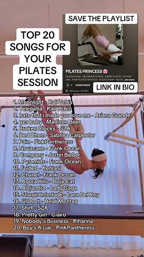 Pilates Princess Girly Songs Playlist