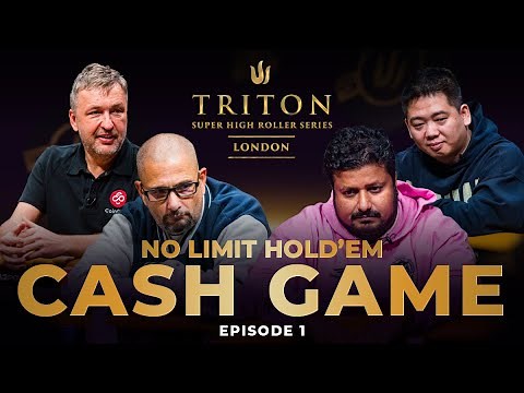 Triton Poker London 2023: No Limit Hold'em Cash Game | Episode 1 Part 4 | High Stakes Poker Action!