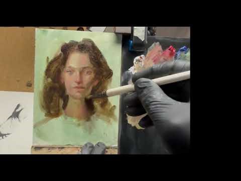 Alla Prima Oil Painting Portrait Explained #allaprima #portraitpainting #oilpainting