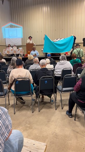 Oklahoma Mennonite Missions Sale quilt auction is going on at the Chisholm Trail Expo Center until the last quilt is sold (between 2-3 p.m.). Plenty of food and other items. #EnidOK | Enid News & Eagle