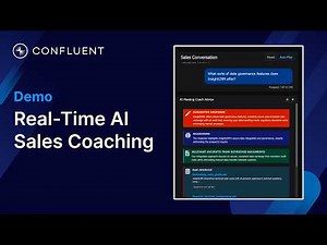 Demo: Build An AI Meeting Coach With Flink SQL, OpenAI, & Confluent