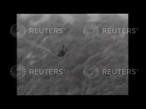 1951 Bernarr Macfadden celebrates his 83rd birthday by parachuting