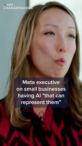 Clara Shih, Meta's head of business AI, tells CNBC's Julia Boorstin in the latest Changemakers Spotlight Interview that she expects AI to transform every job and business, including the hundreds of millions of small businesses that use WhatsApp, Instagram and Facebook to connect with customers. Find more: cnb.cx/41vqu1e | CNBC