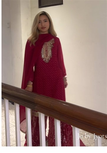 Rani Pink Outfits for Shrawan and Teej Celebrations