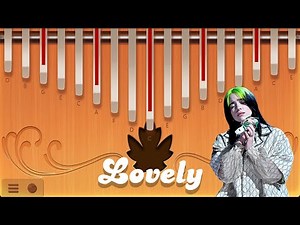 Lovely (Billie Eilish) - Kalimba Tutorials | Easy