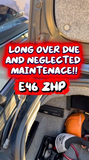 Replaced my Long over due trunk struts on my E46: Neglected part #e46 #bmw #DiY #ZHP