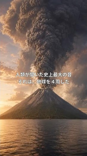 地球を4周した音。史上最大の爆発 |【世界史】クラカタウ大噴火