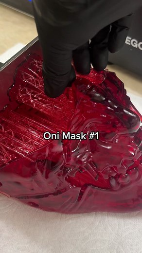 SunLu Black Oni Mask Washable Resin Print File