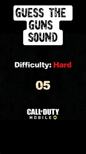 Guess the Gun sounds pt.03 #Codmobile #Shorts