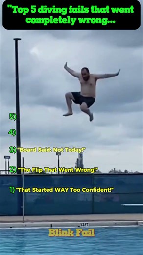 “These Diving Fails Escalated WAY Too Fast 😭💦” #funny #hilariousfails