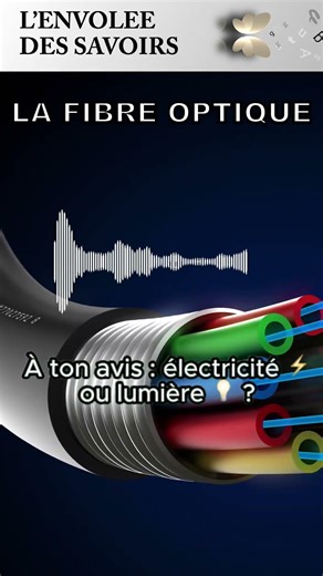 La fibre optique : électricité ⚡ ou lumière 💡 ?