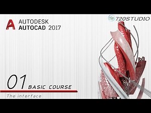 Autocad 2017 - The interface - Beginners Tutorial 01