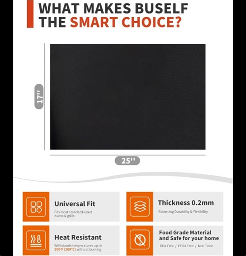 Stop oven mess before it starts 🔥 Reusable heavy duty oven liners for easy cleaning 🍽️ Keep your oven spotless with these heavy duty reusable oven liners 🔥 Designed to catch spills, drips, and grease while protecting the bottom of your oven. ✔️ Fits electric, gas, toaster ovens & grills ✔️ Large size: 17” x 25” ✔️ Non-stick & easy to clean ✔️ BPA & PFOA free ✔️ Reusable & eco-friendly Perfect for stress-free cooking and effortless cleanup 🍽️✨ A must-have kitchen essential for every home! htt
