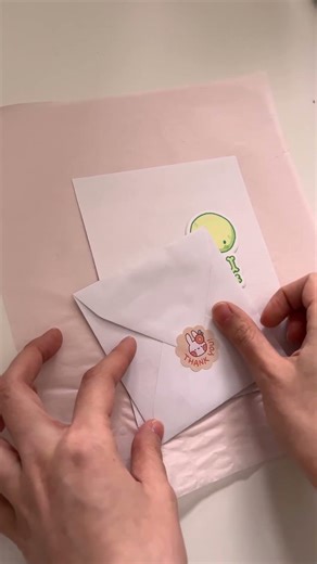 Packing a 1 sticker order!