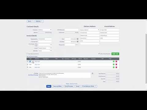 Sage Business Cloud - Accounting: Processing Item Bundles