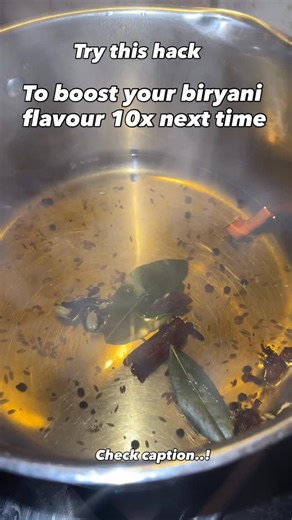 Roshni on Instagram: "Spice tea recipe Share it with your mom and chef friends 2 bay leaves 5 cloves 5 green cardamon 2 black cardamon 2” cinnamon 1 tsp cumin seeds 1 tsp fennel seeds 1 star anise Boil all of the above spices in 250 ml water for 10 mins. Take it off heat, Put a lid on and let it steep for one hour. Add this tea to the pot of boiling water for rice. Notice the flavour boost thank me later Follow for more such tips #biryani #hack #india #canada #homemade #food #Pakistan #uk #irela