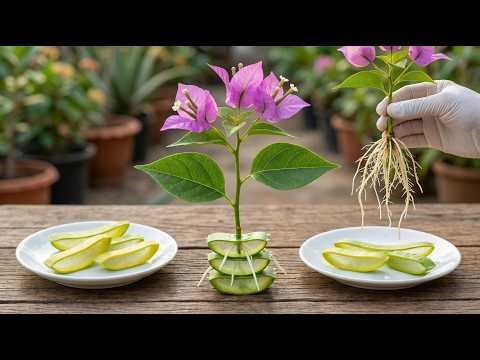 Tips to Make Bougainvillea Cuttings Root Quickly – Using Only Aloe Vera