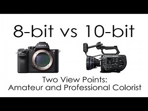 8 bit vs 10 bit Cameras from Two View Points Amateur and Professional Colorist