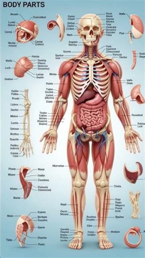 #human body parts and their name #trending