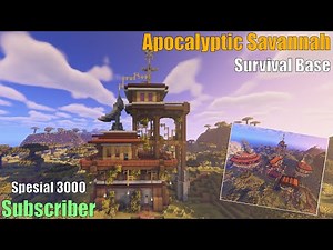 Apocalyptic Savannah Survival Base (Map Download) - 3k Subs Special
