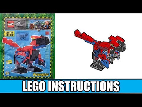 LEGO Instructions | Jurassic World | 122329 | Pyroraptor (LEGO Magazine)