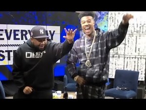 Blueface Teaches DJ Akademiks How To Do The Bust Down Thotiana Dance