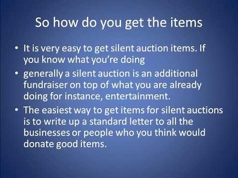 How To Run An Awesome Silent Auction Fundraiser