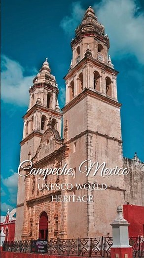 UNESCO WORLD HERITAGE SITES - Historic Fortified Town of Campeche, Mexico 😍 #travel #unesco