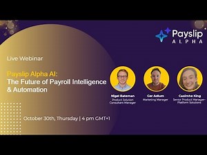 Payslip Alpha AI: The Future of Payroll Intelligence & Automation | Webinar Recording