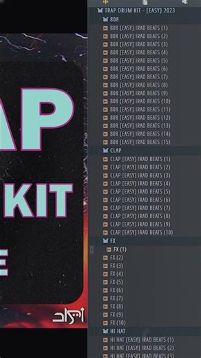 ROYALTY FREE TRAP DRUM KIT "EASY" | Free Download