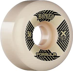 Bones Wheels X-Formula 97A Xcel V6 Wide-Cut Skateboard Wheels