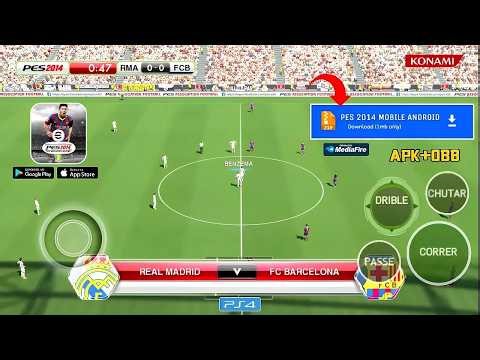 PES 2014 MOBILE OFFLINE ANDROID GRAFICOS PS4 REMASTERIZADO
