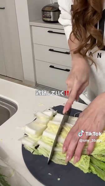 白菜を使った夜ご飯作りvlog