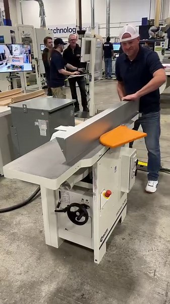 Check out this cool combo machine! It’s the SCM FS 30 C jointer planer | The Dusty Lumber Co.