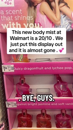 This smells so amazing new at Walmart this is an 20/10 . This body mist last all day and for the price wow. #walmartfinds #walmart#perfumetok #bathandbodyworks #foryoupagе