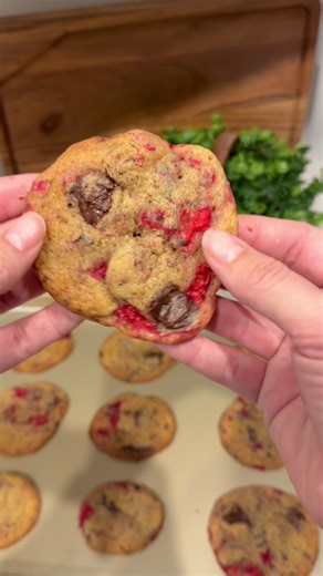 Raspberry Chocolate Cookies Recipe